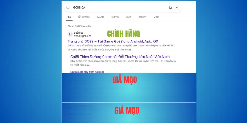 Go88 giả thường mạo danh như thế nào